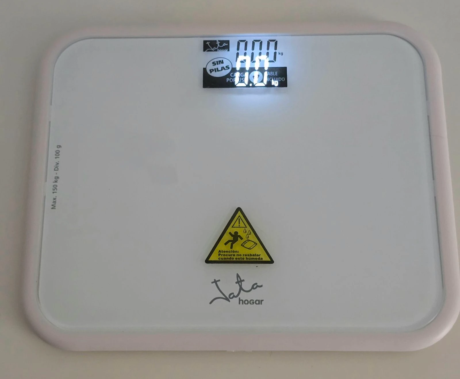 Digital bathroom scale, USB charging. Up to 150 kg – photo 5